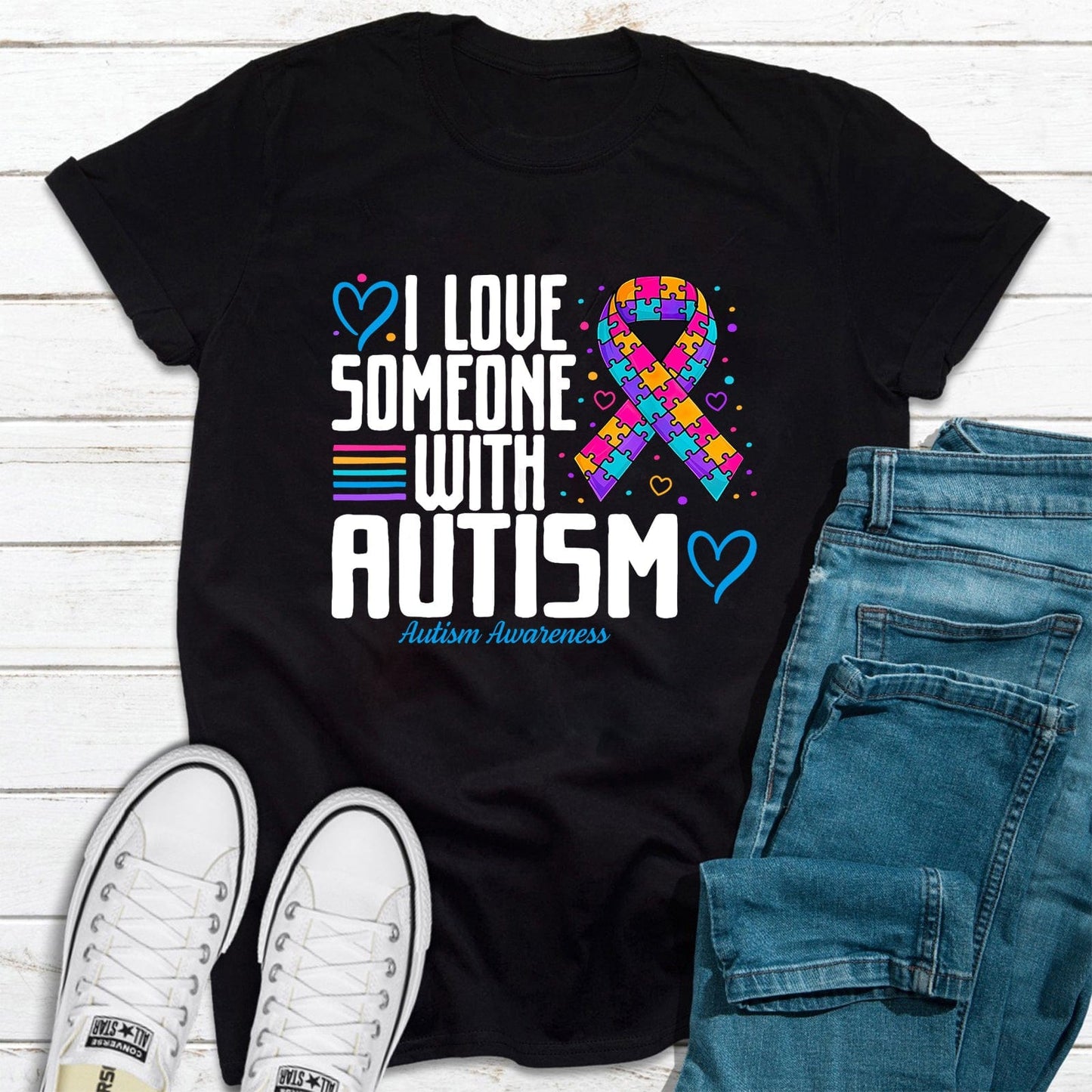 I Love Someone with Autism, Autism Awareness Shirt