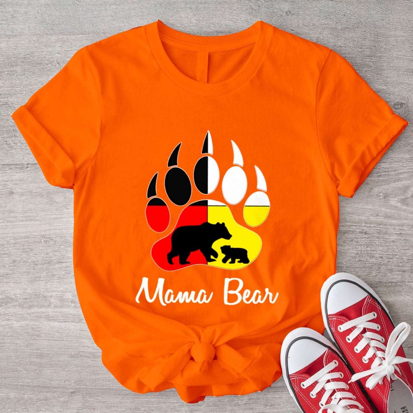 Mama Bear Native American Shirts