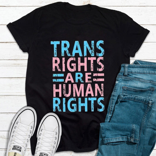 Los derechos trans son derechos humanos Camiseta del orgullo transgénero LGBT