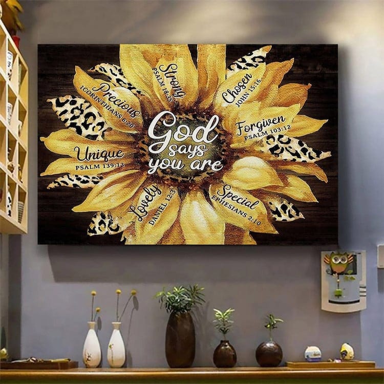 Sé fuerte, sé valiente, sé humilde, sé asombroso, póster de Jesús, lienzo nuevo