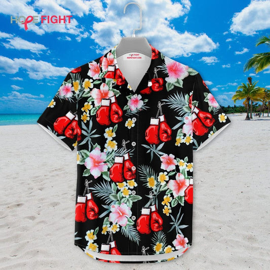 Tropical Boxing Hawaiian Shirt - Fun Boxer Training Outfit