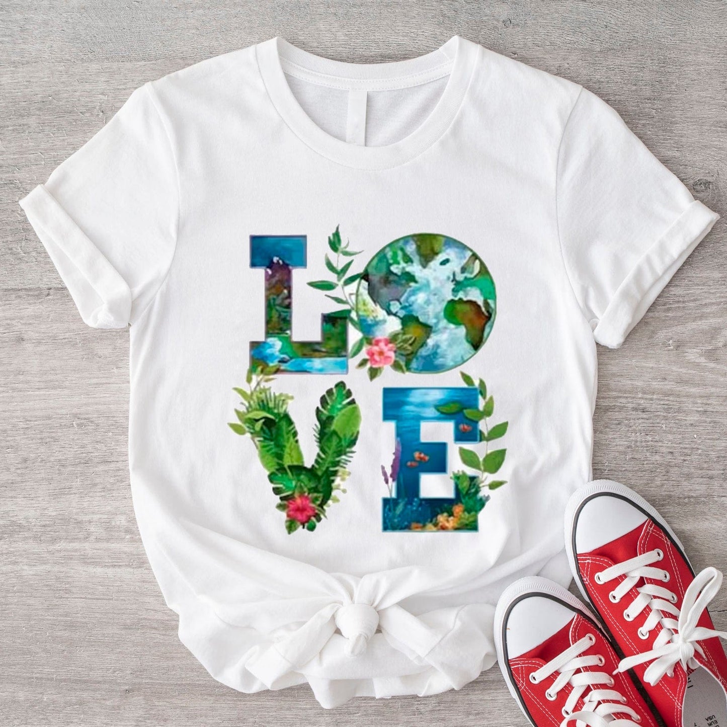 Camiseta Salva la Tierra Ama la Tierra