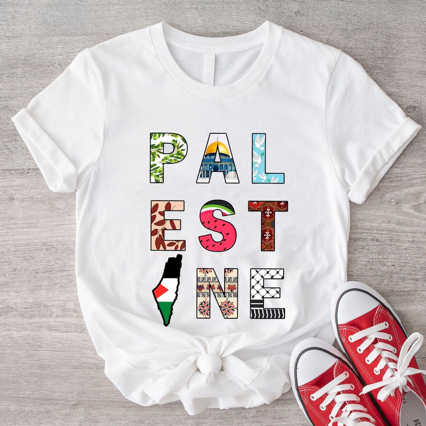 Free Palestine T Shirt, Palestinian Lives Matter