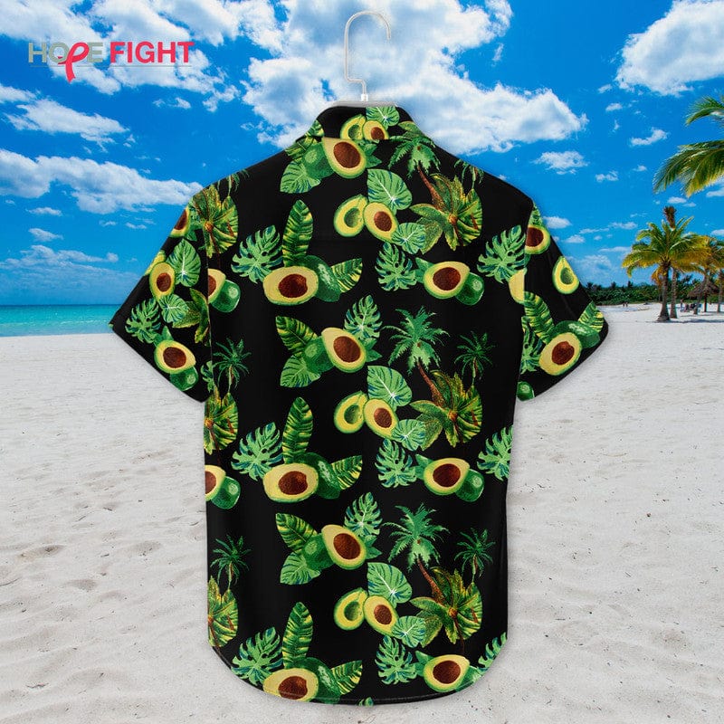 Tropical Avocado Hawaiian Shirt - Fun Guacamole Lovers Outfit