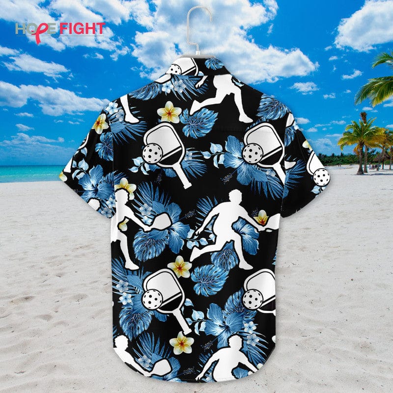 Tropical Pickleball Hawaiian Shirt - Fun Pickleball Players Outfit