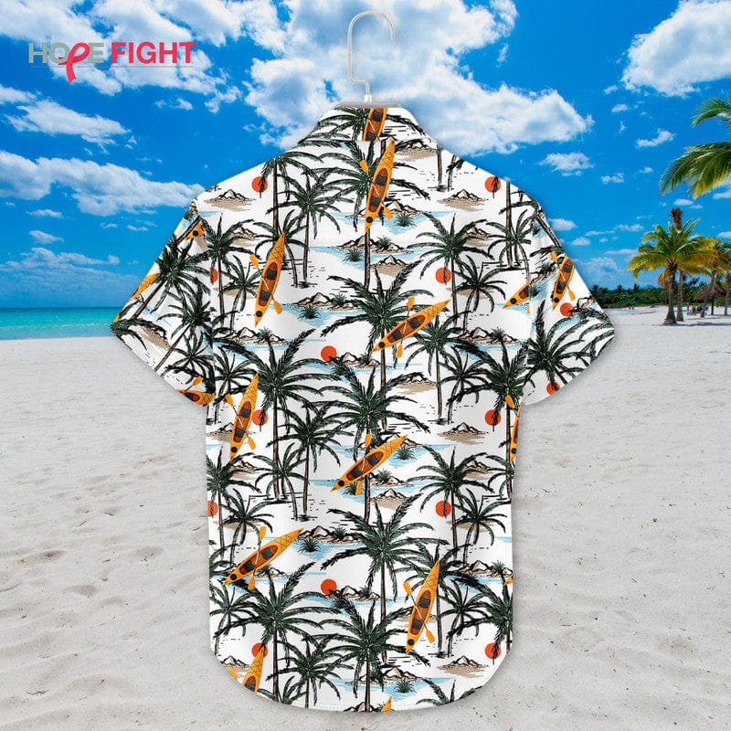Tropical Kayak Hawaiian Shirt - Adventure Paddler Beach Outfit