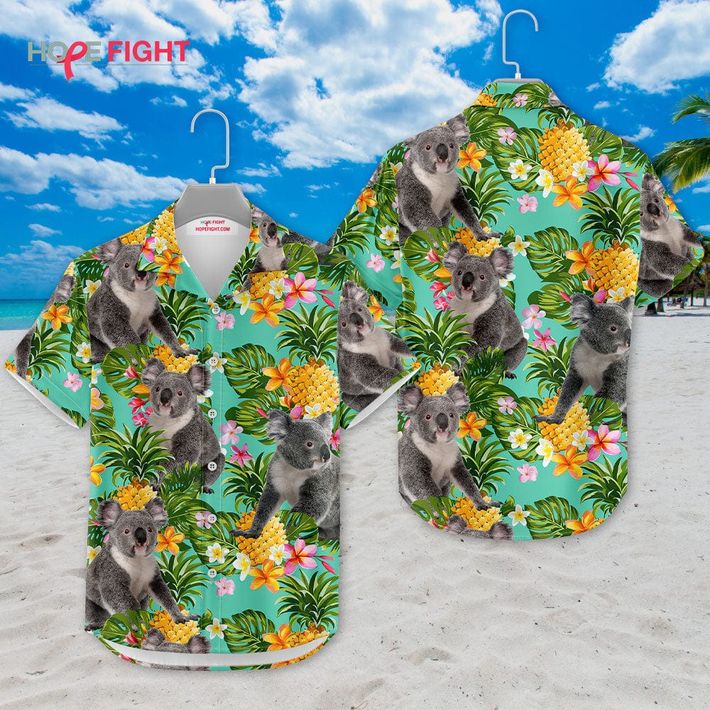 Pineapple Koala Hawaiian Shirt