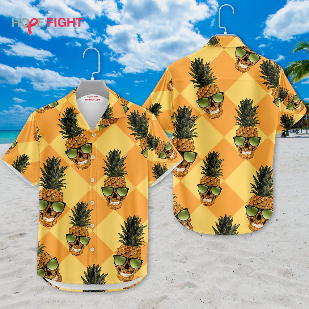 Pineapple Skull Hawaiian Shirt