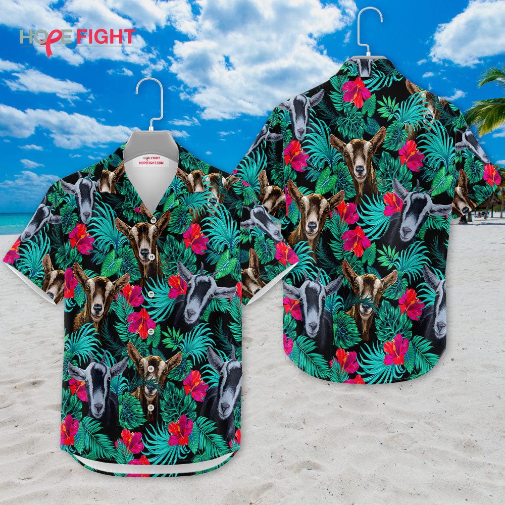 Tropical Goat Hawaiian Shirt