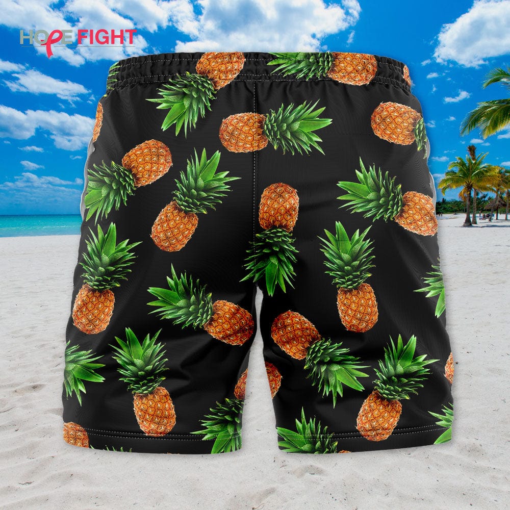 Pineapple Swim Trucks, Tropical Summer Beach Aloha Outfit