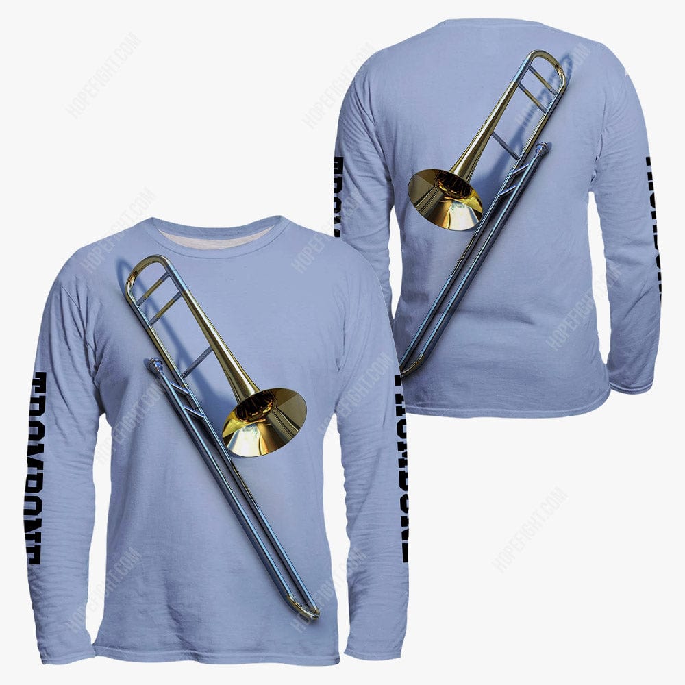 Trombone Shirt, Gift For Trombone Lover, All Over Printed