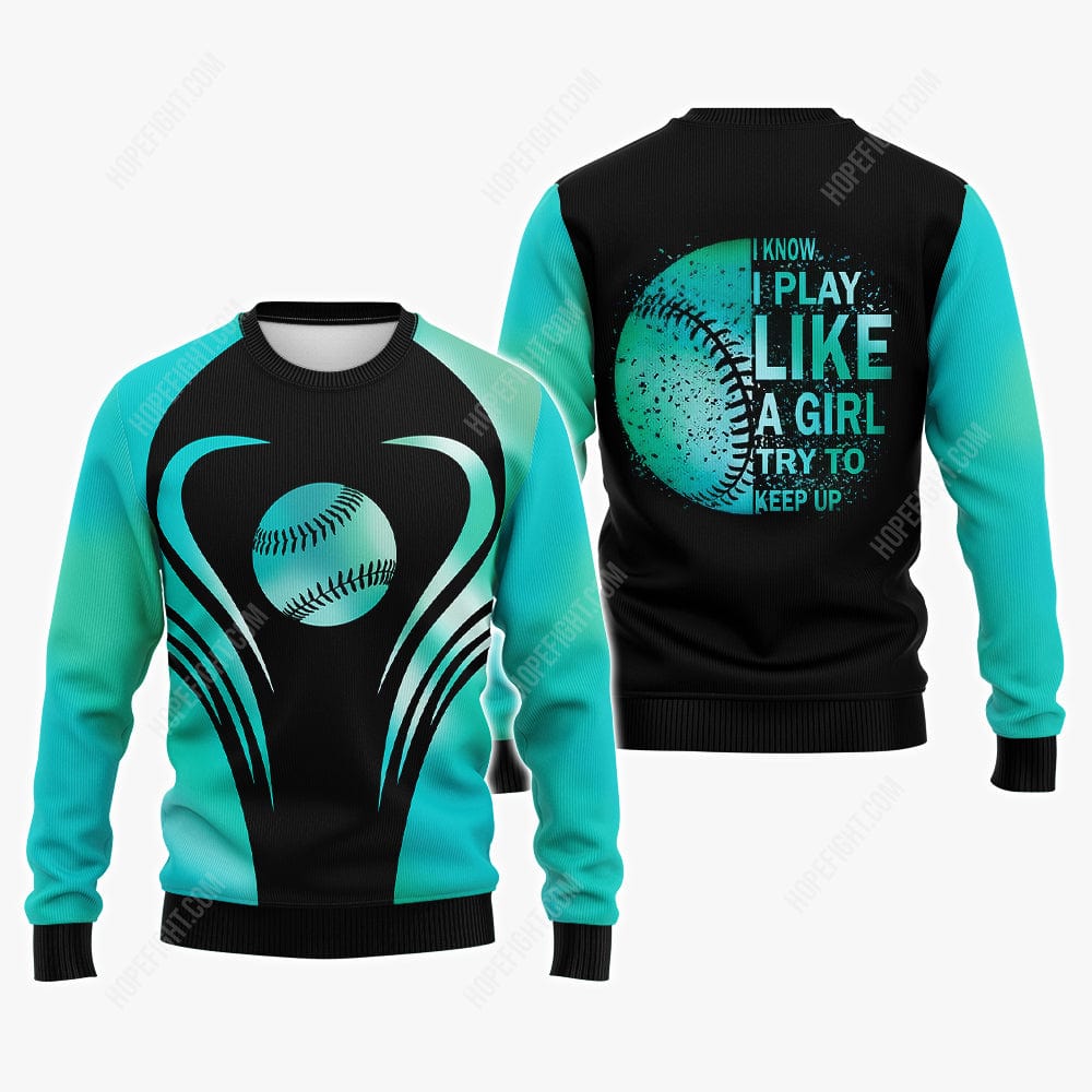 Softball Shirt, Gift For Softball Lover, All Over Printed