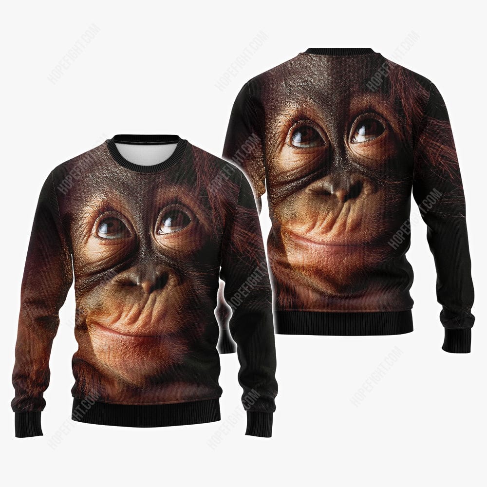 Monkey Shirt, All Over Printed