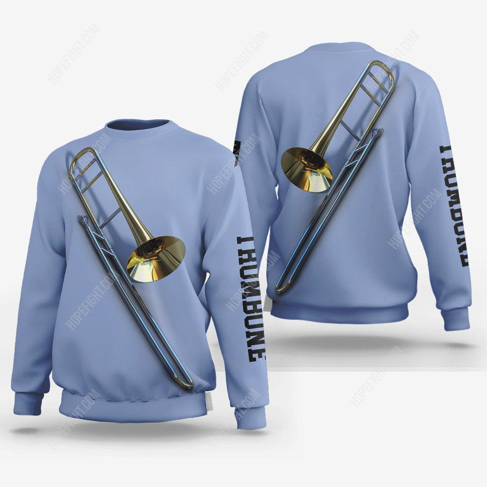 Trombone Shirt, Gift For Trombone Lover, All Over Printed