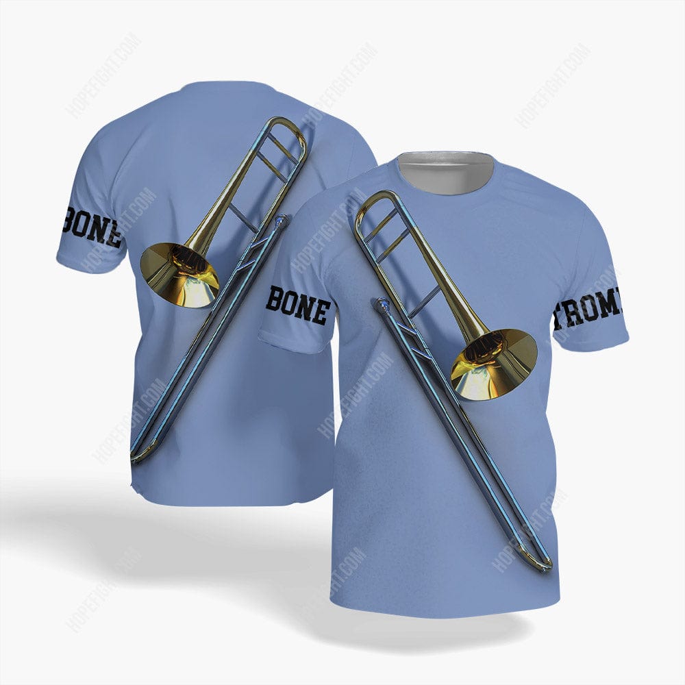 Trombone Shirt, Gift For Trombone Lover, All Over Printed