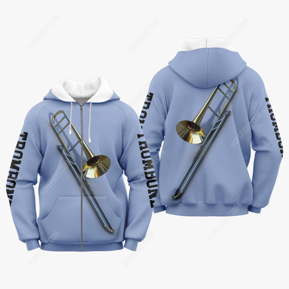 Trombone Shirt, Gift For Trombone Lover, All Over Printed