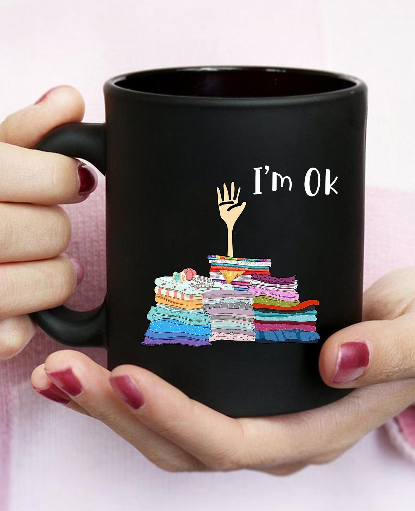 I'm Ok Funny Sewing Mug