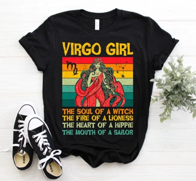 Camiseta del zodiaco Virgo, el alma de una bruja