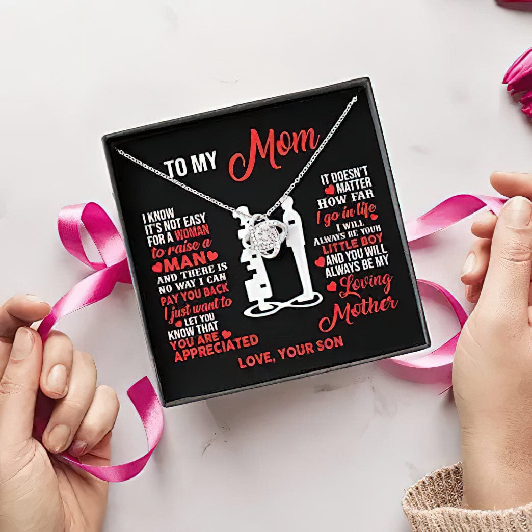 Para mi mamá, collar de madre e hijo: siempre seré tu pequeño y tú siempre serás mi madre amorosa