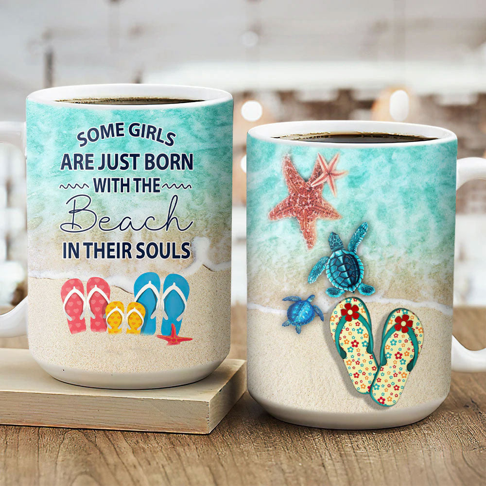 Algunas niñas nacen con la tortuga de playa Tazas, taza