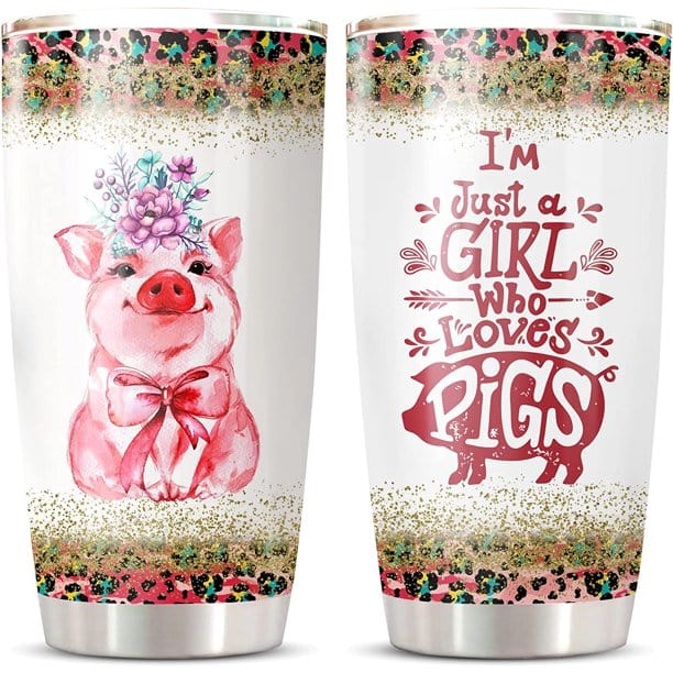 Soy solo una chica que ama el vaso de cerdo