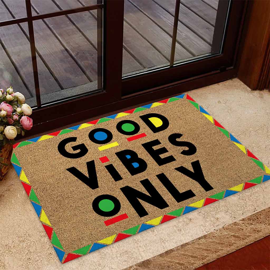 Good Vibes Only - African American Doormat