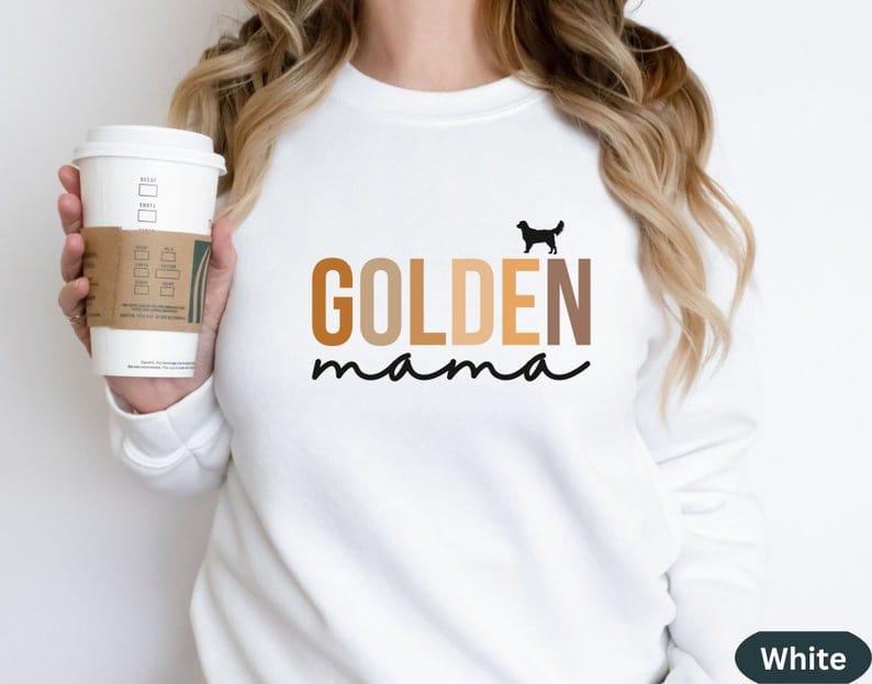 Camisetas Golden Mama, sudadera Golden Retriever