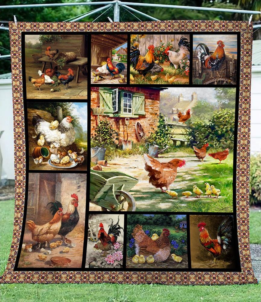 Chicken Lovely Family Chicken Blanket