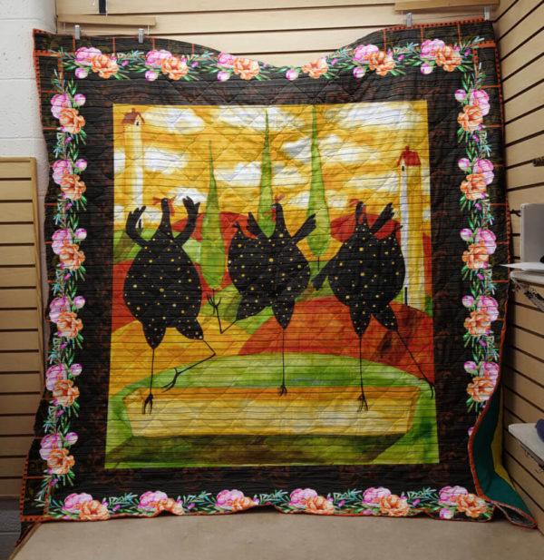 Funny Chicken Dance Chicken Blanket