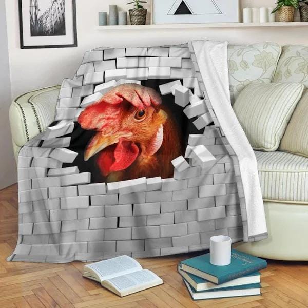 Funny Chicken Blanket
