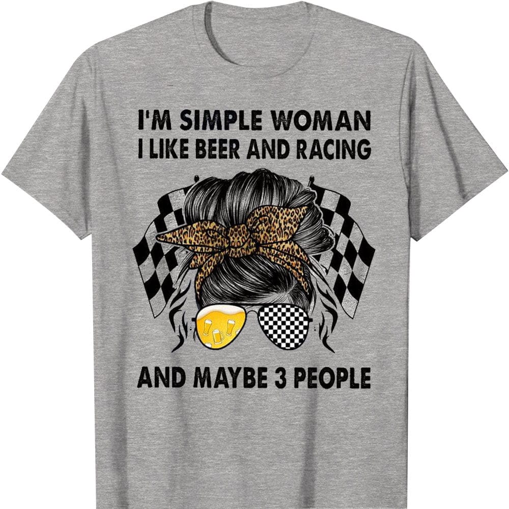 Soy una mujer sencilla, me gusta la cerveza, las carreras y quizás 3 personas.