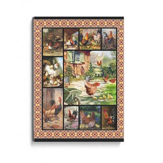 Chicken Pattern Chicken Poster, Canvas
