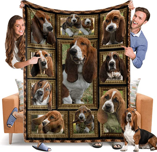 Basset Hound Lover Blanket