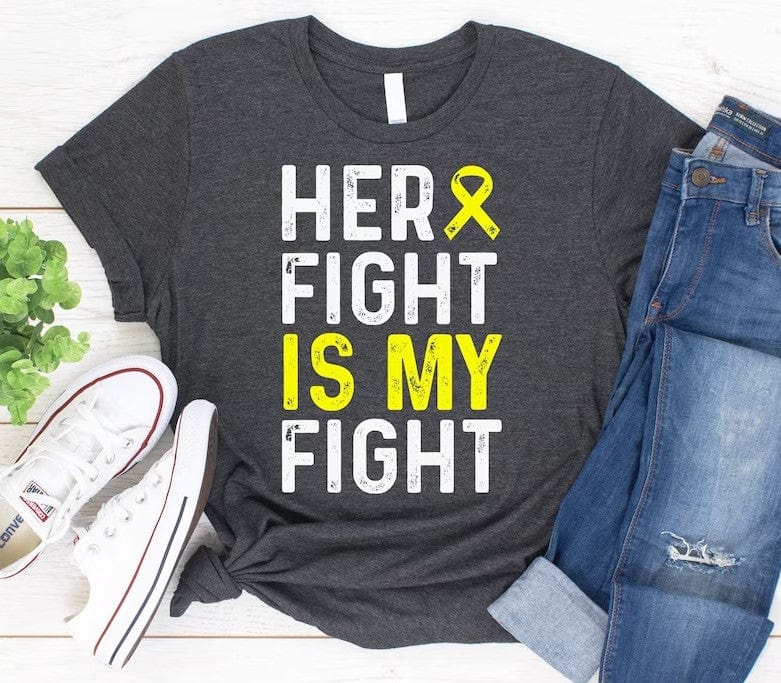 Her Fight Is My Fight Sarcoma Cancer Awareness Shirt