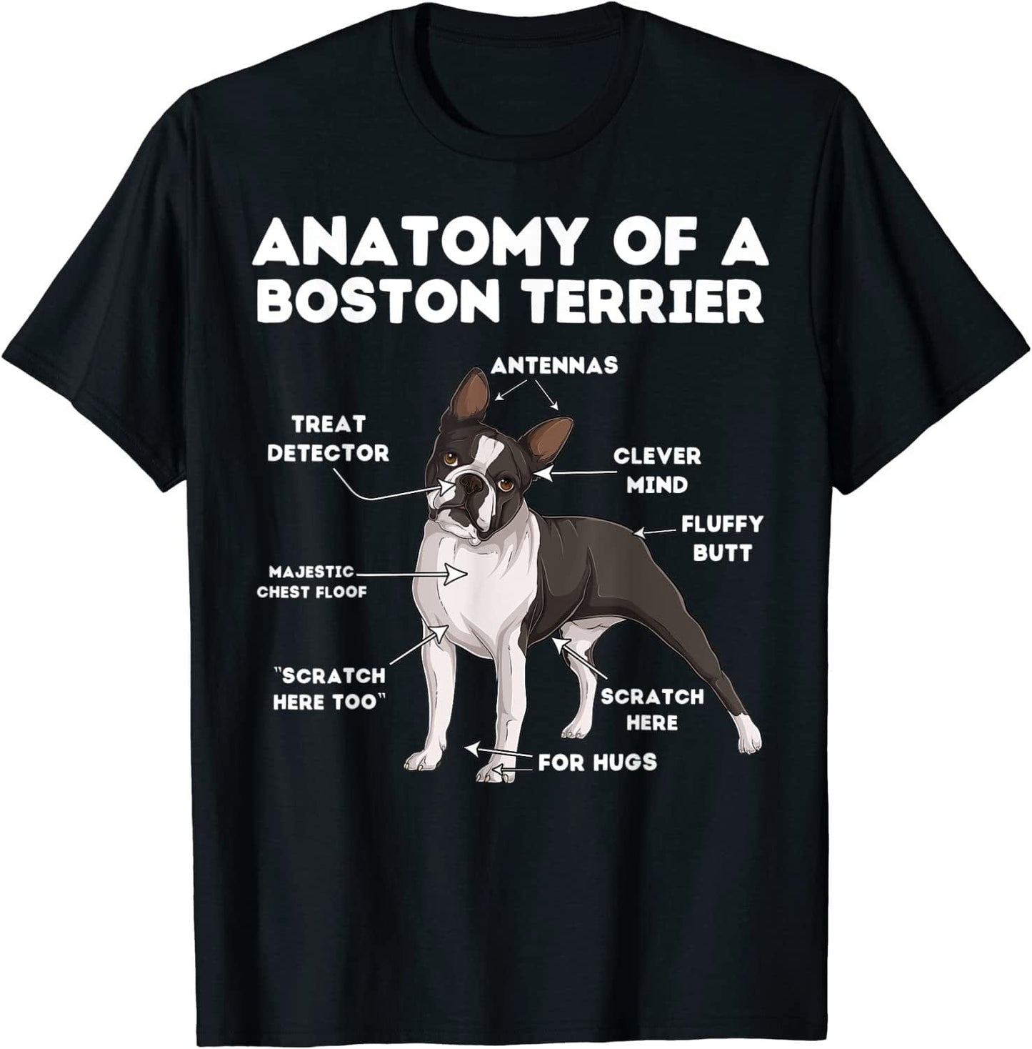 Anatomy Of A Boston Terrier Shirt