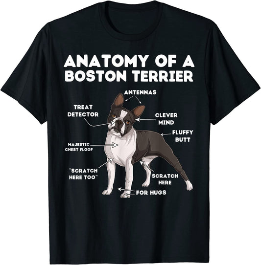 Anatomy Of A Boston Terrier Shirt