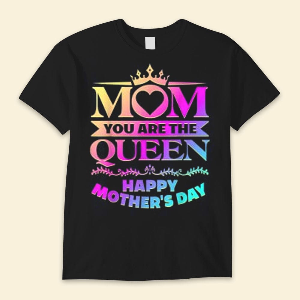 Mamá, eres la reina, camisetas para el día de la madre