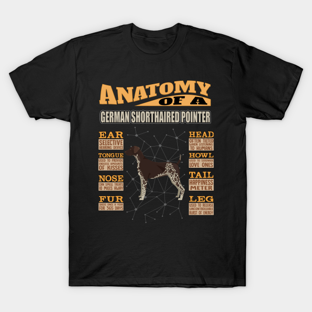 Anatomy Of A German Shorthaired Pointer Shirt