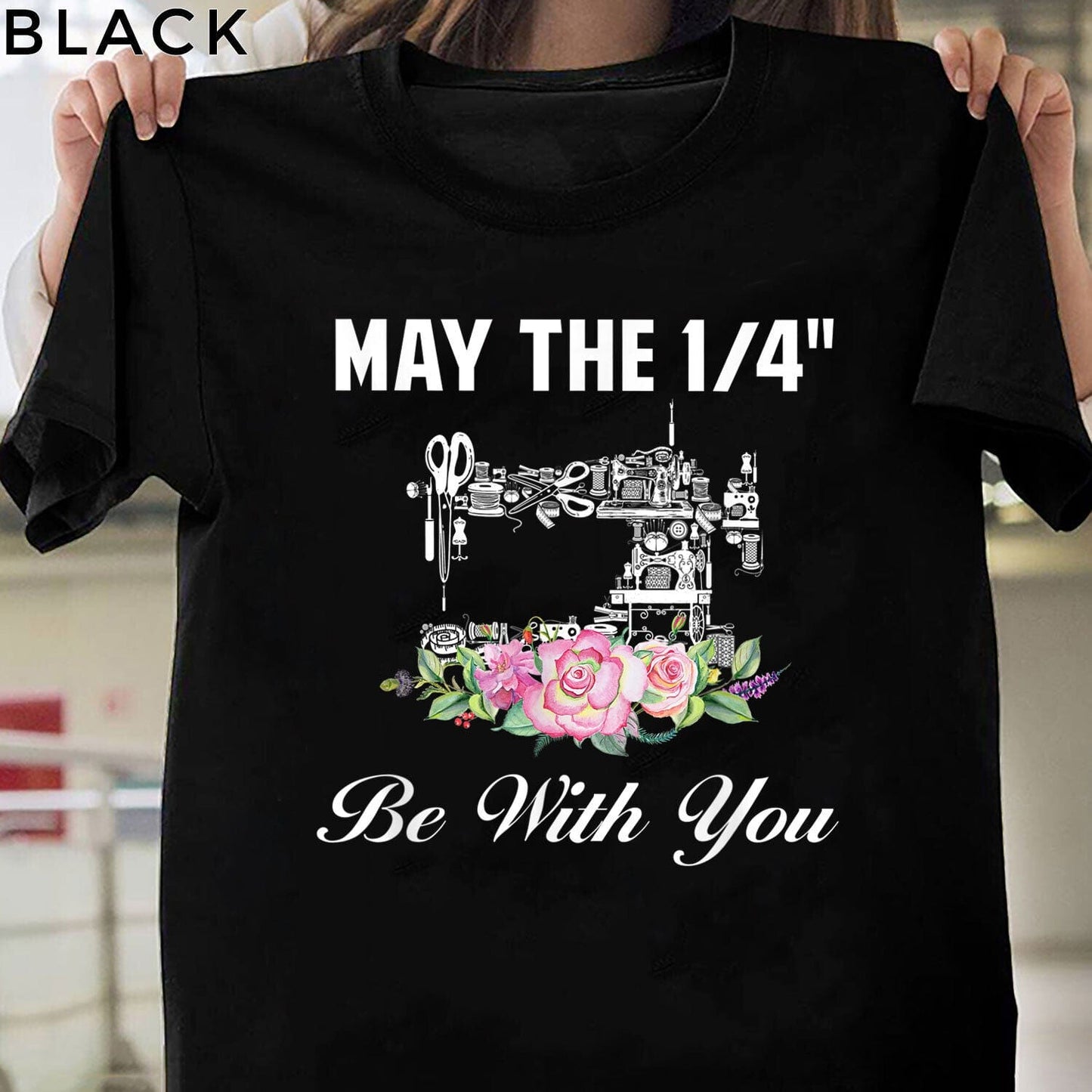 Camisa de costura May The 1/4" Be With You