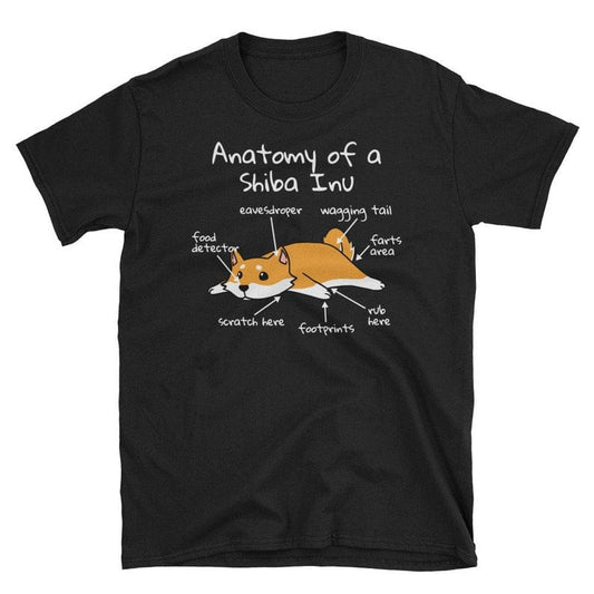 Anatomy Of A Shiba Inu Shirt