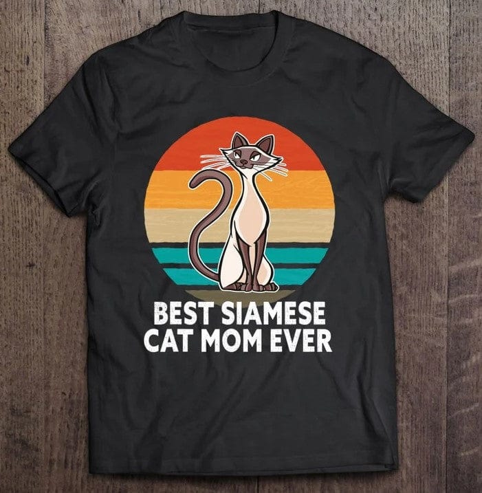 La mejor camiseta de mamá de gato siamés