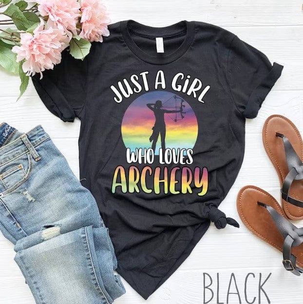 Just A Girl Who Loves Archery Shirt For Women