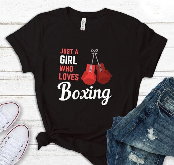 Just A Girl Who Loves Boxing Shirt