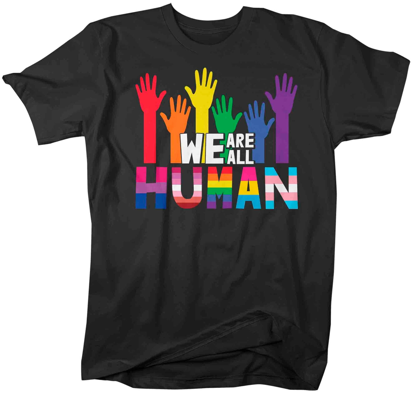 Camisetas de aliados de apoyo LGBTQ "Todos somos humanos"