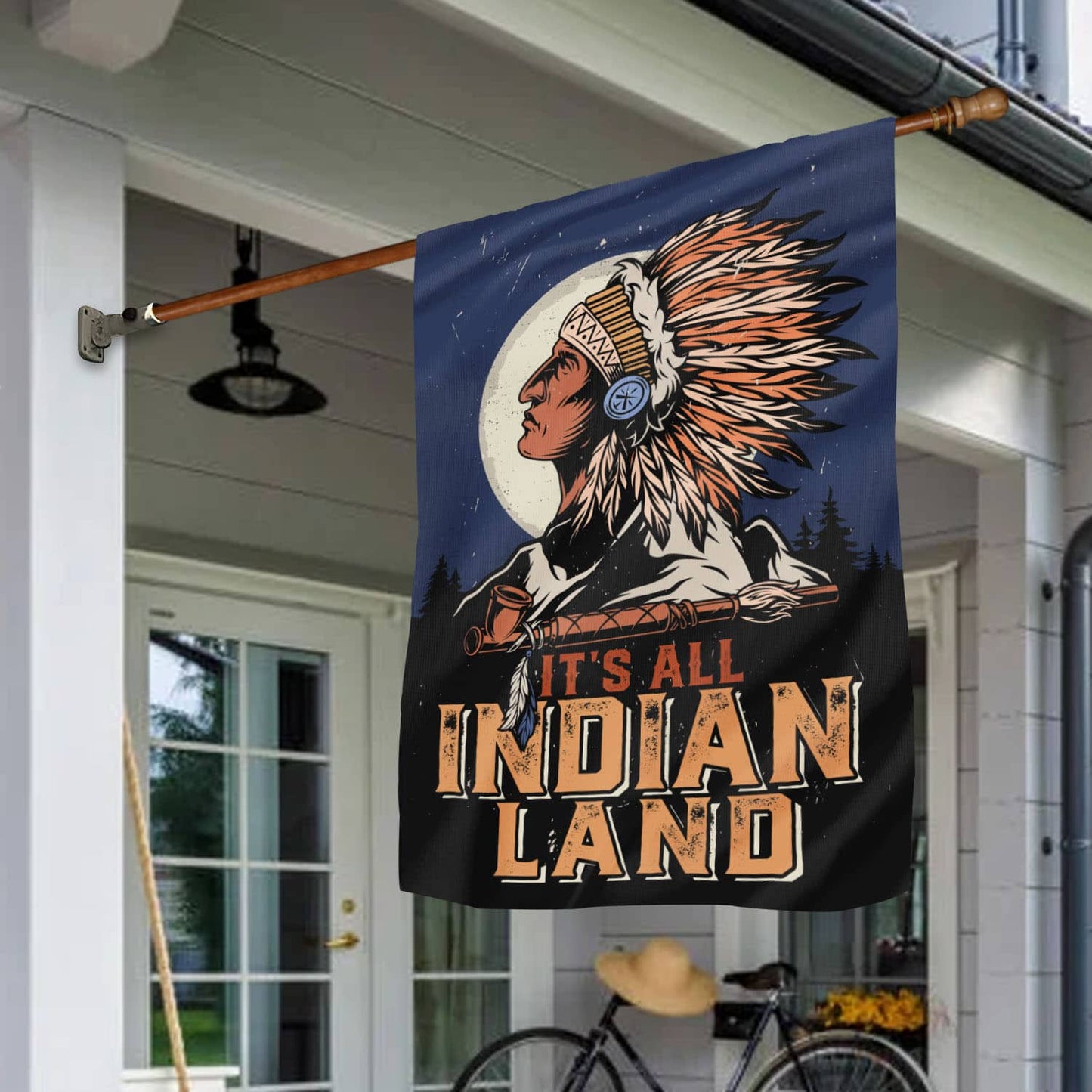 Itƒ??s All Indian Land Native American House & Garden Flag