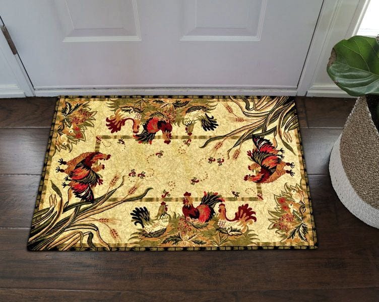 Chicken Pattern Chicken Doormat
