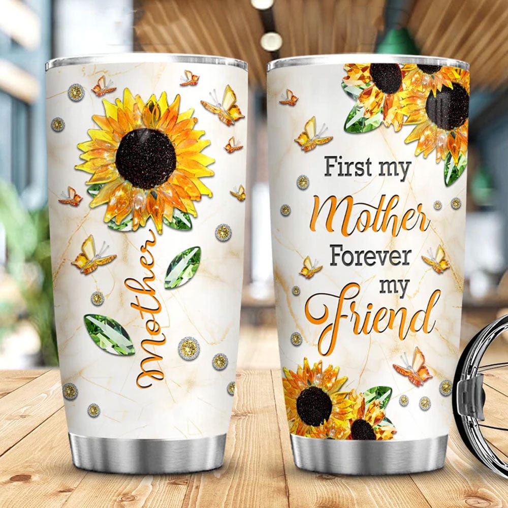 Primero mi madre, por siempre mi amiga Vaso Girasol