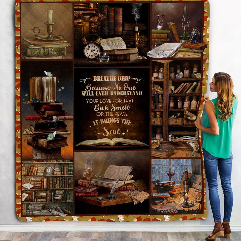 Breath Deep Because No One Will Ever Understand Dragon Fleece & Sherpa Blanket