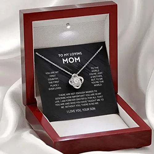To My Loving Mom Necklace Jewellery From Son - Not Enough Words To Describe How Important You Are In My Life