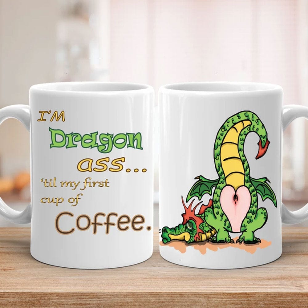 Soy un dragón, culo de dragón, tazas, taza